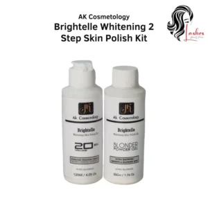 ak cosmetology brightelle whitening 2 step skin polish kit