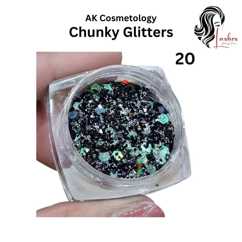 ak cosmetology chunky glitters 20