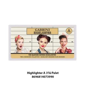 gabrini highlighter a 3 39 lu palet resim 981
