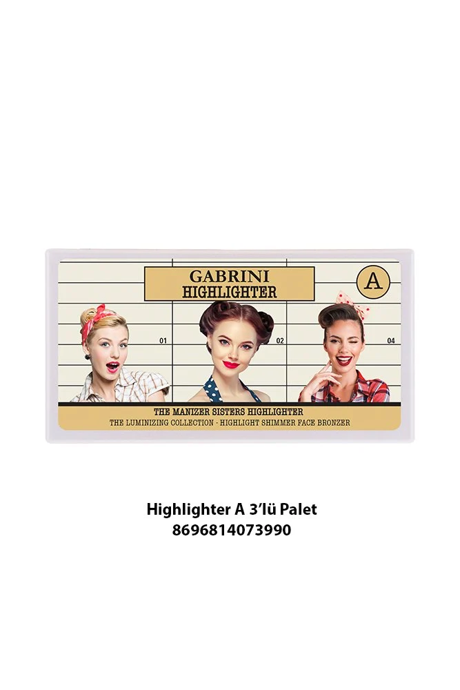 gabrini highlighter a 3 39 lu palet resim 981