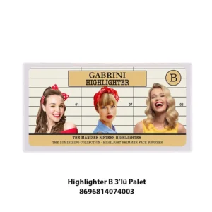 gabrini highlighter b 3 39 lu palet resim 980