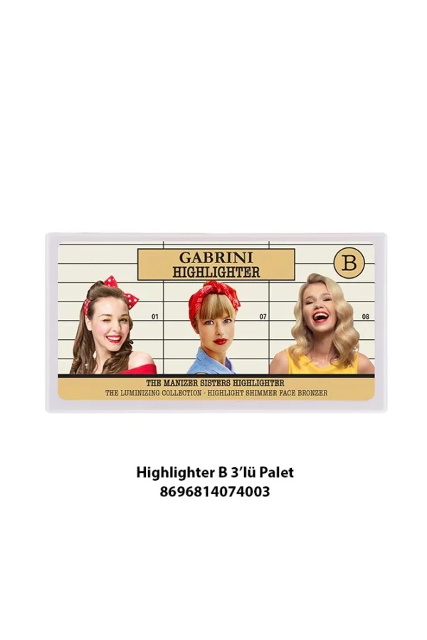 gabrini highlighter b 3 39 lu palet resim 980