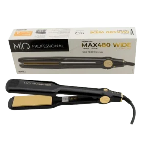 mq professional max480 wide titanium hair straightener