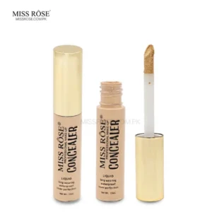 miss rose perfect cover concealer on brown skin tone flawless finish with 24 hour hydration
