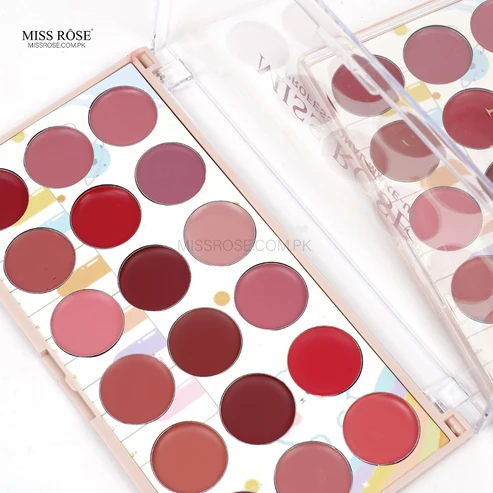 miss rose 18 shade lip color palette buy online pakistan