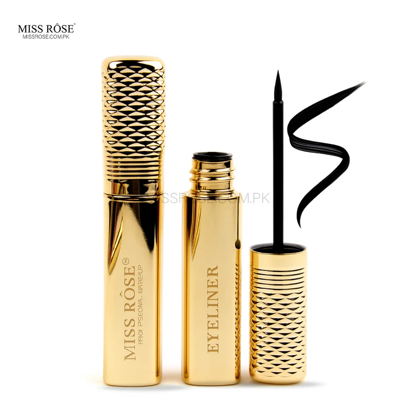 Home miss rose black eyeliner gold