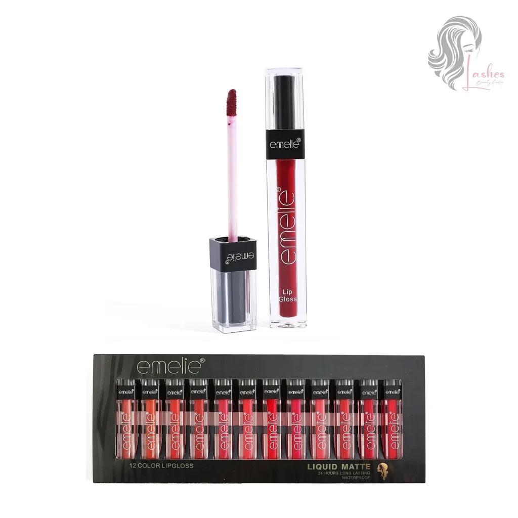 emelie matte lip gloss set 12pcs pakistan